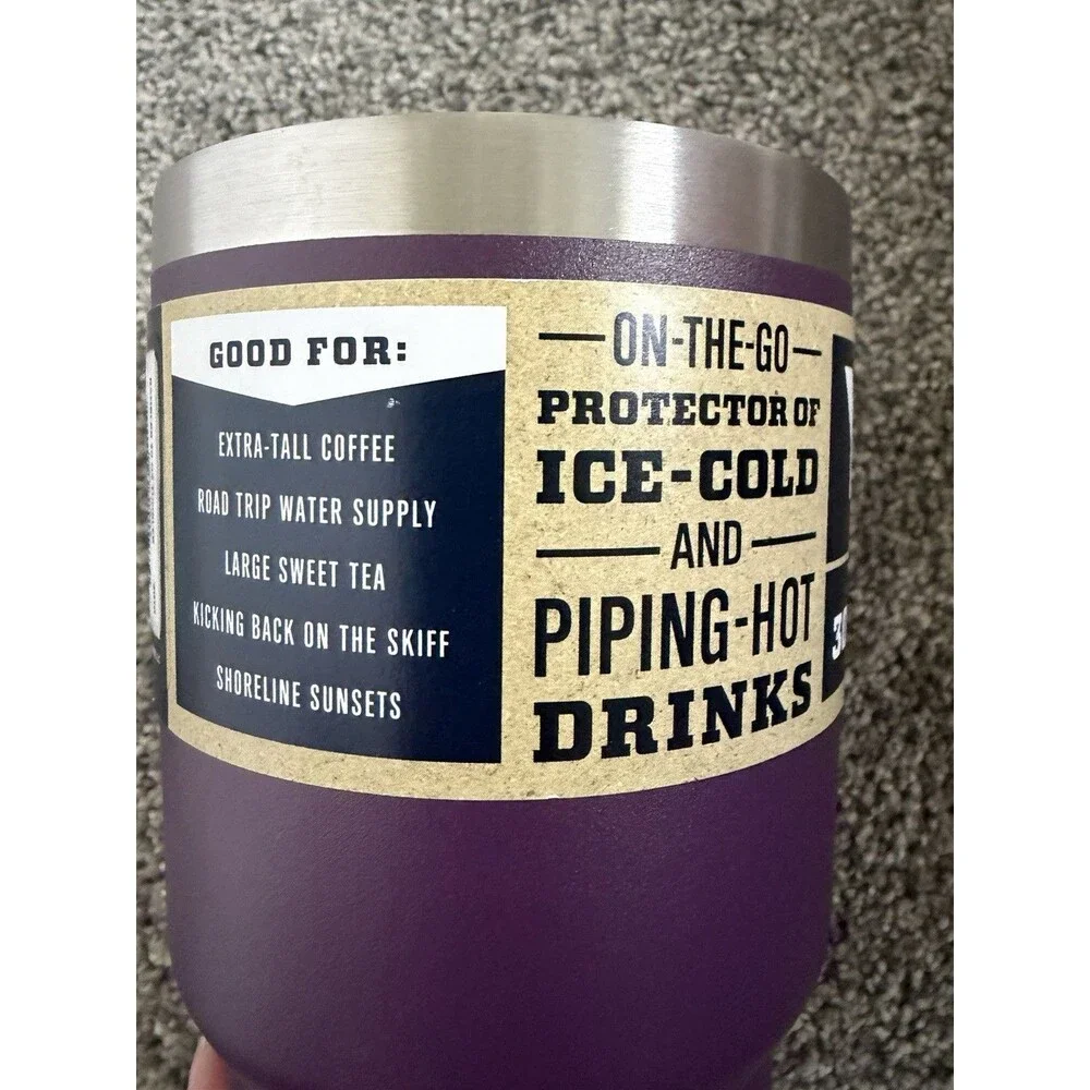 Yeti Rambler 30 oz. Tumbler Nordic Purple with Sticker NEW